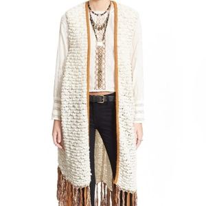Free People Madeline Fringe Vest